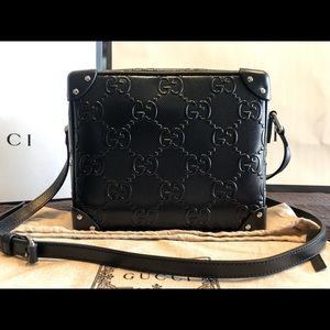 Gucci GG Embossed Shoulder Bag